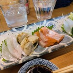立呑み じゃりんこ - お刺身４品盛り