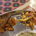 インド料理 パリワル - きのこや煮干しを使った料理など盛りだくさんでした♪
