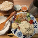 こめらく たっぷり野菜とお茶漬けと。 - 