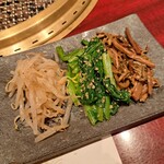 肉の匠 将泰庵 - ナムル　(おかわりOK)