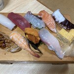 こだま寿司 - 料理写真:上にぎり1,500円