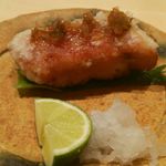 寿しの吉乃 - 金目鯛の竜田揚げ