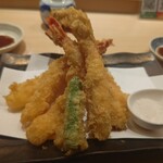 神田江戸ッ子寿司 - 海老と蟹の天婦羅