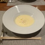 ポルト ボヌール - 珍しい品種の､さつま芋のポタージュスープ