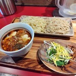 らーめん えにし - 料理写真:きのこのワーポーメンのつけそば