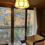 湯之島館 - 広縁からの眺め