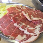 ジンギスカン食堂 - ジンギスカン定食（2人前）