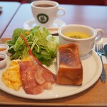 8代葵カフェ - 料理写真:モーニングプレート　（飲み物＋500円）