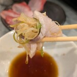 七輪大衆酒場 けむり - 鰤しゃぶ