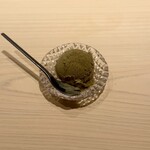 鮨 ゆうき - ほうじ茶アイス