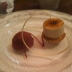 花閒 - マロンのシブーストとカシスのジェラート
