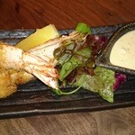 味人 - 大エビのフライ