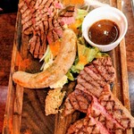 近江牛ステーキとがぶ飲みワイン ニクバルモダンミール - 