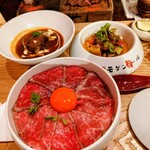 近江牛ステーキとがぶ飲みワイン ニクバルモダンミール - 