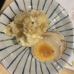 食堂うめぼし - 小皿に取り分け