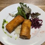 Bar Maquó - 豚肉ピカディージョのミニ春巻き