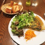 Cafe MIMI - お昼のプレート 本日のキッシュ 