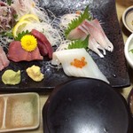 食事処 熱海 祇園 - 刺身五点盛り定食（2,350円）