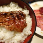 ばりばり亭 - 和牛カルビ＆和牛ロースランチ（ご飯お替り大盛無料）　1000円