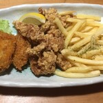 や台ずし - 揚げ物（鶏のから揚げ・牡蠣フライ・ポテトフライ）