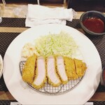 とんかつ一番2deux - トンカツ120g1650円+ごはん+味噌汁+漬物528円で2178円（2025年11月）