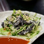 居酒屋 焼肉 明月館 - 千枚刺身