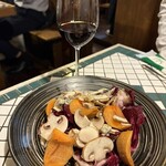 スペインバル ボスケ - 柿とブルーチーズのサラダ