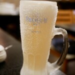 居酒屋 焼肉 明月館 - 生ビール