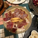スペインバル ボスケ - 生ハム盛り合わせ