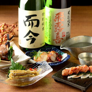 全国から厳選した日本酒をご用意