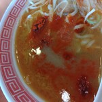 幸楽苑 - 唐辛子投入