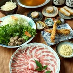米処 神米 - 料理写真:南の島豚しゃぶしゃぶ＆とんかつ