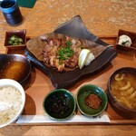 長野県 長寿食堂 - 信州山賊焼き定食