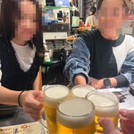 たまには焼肉 - 左がバースデーガール✨フライングお誕生日おめでとう