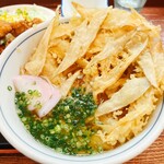 うどん豊前屋 官べえ - ごぼう天うどん