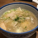 めいげんそ - ■塩つけ麺豚ニンニク味玉¥1,250