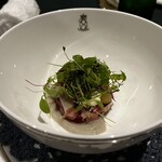 SALONE 2007 - 熟成本鮪　菊芋　ベルガモット