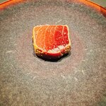 エノテカ・ラ・リコルマ - 南茅部産天然本まぐろのコトレッタ　ブッタネスカソース