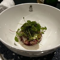 SALONE 2007 - 熟成本鮪　菊芋　ベルガモット