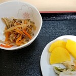 御食事処 友 - きんぴらとお新香
