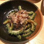 柳ばし 鳥茂 - ゴーヤ。
