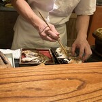 日本料理 太月 - 甘鯛の骨取り