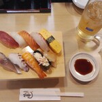 や台ずし - すし梅9貫