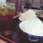 東京ホルモン - もやしとライス中