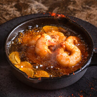 小エビのアヒージョ1180円(1298円)