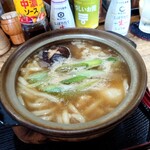 カタヤマ - 鍋焼きうどん(お値段お任せ)