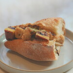 Alsace Air - サンマの竜田揚げと大学イモのサンド