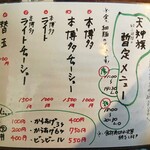 博多とんこつ 天神旗 - 暫定メニュー