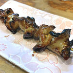 須賀乃湯 - キクアブラ串（150円）