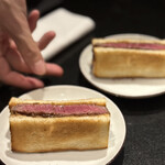 焼肉牛印 - シャトーブリアンステーキサンド